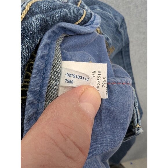 American Eagle Outfitters Hipster Jeans Womens 33 Blue Low Rise Bootcut 33x32 - Picture 16 of 16